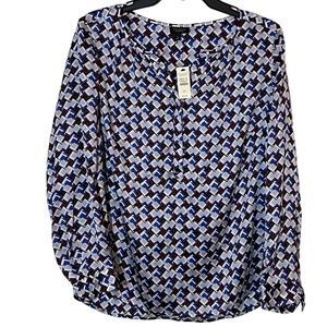 Talbots XP Lightweight Long Sleeve Blouse